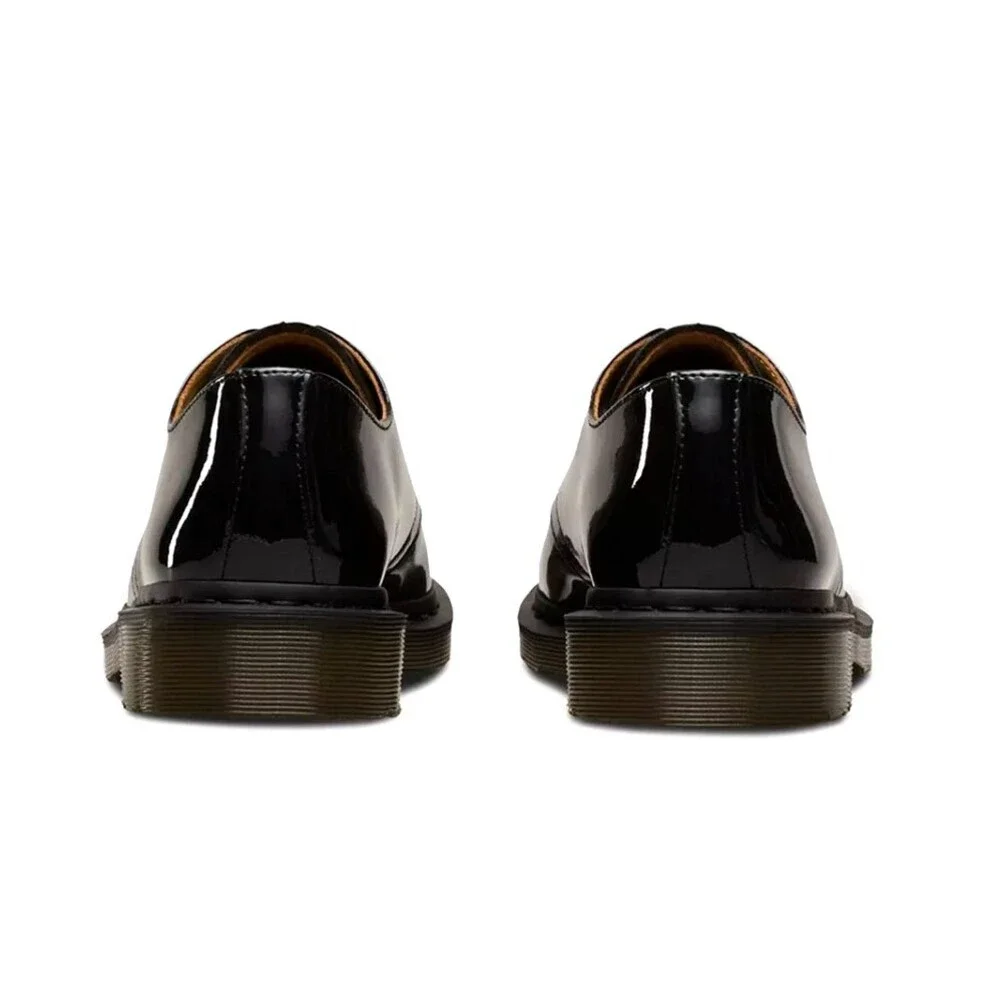 Dr Martens x Beams 1461 Mens US 5 Black Patent Lamper Oxford Lace Up Dress Shoe